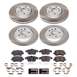 PowerStop® - Semi Coated Front and Rear Disc Brake Kit