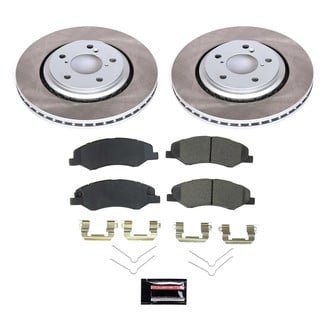 PowerStop® - Semi Coated Front Disc Brake Kit