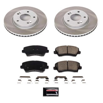 PowerStop® - Semi Coated Front Disc Brake Kit