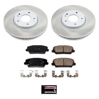 PowerStop® - Semi Coated Front Disc Brake Kit