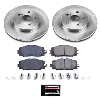 PowerStop® - Semi Coated Front Disc Brake Kit