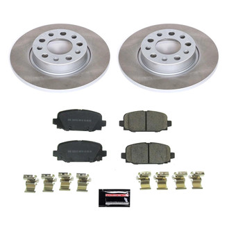 PowerStop® - Semi Coated Rear Disc Brake Kit