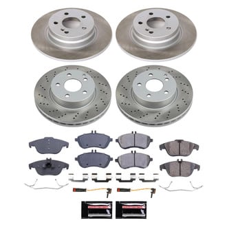 PowerStop® - Semi Coated Front and Rear Disc Brake Kit