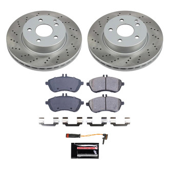 PowerStop® - Semi Coated Front Disc Brake Kit