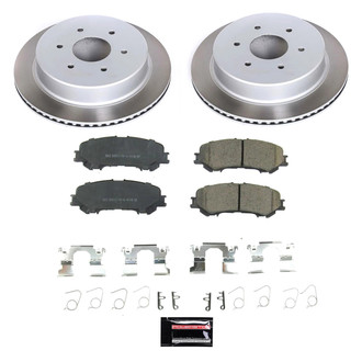 PowerStop® - Semi Coated Rear Disc Brake Kit