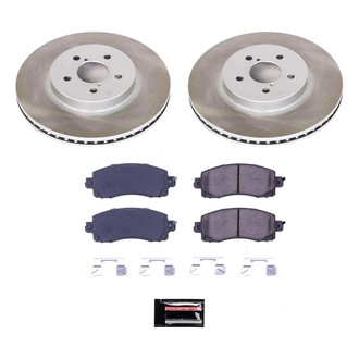 PowerStop® - Semi Coated Front Disc Brake Kit
