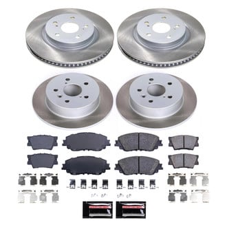 PowerStop® - Semi Coated Front and Rear Disc Brake Kit