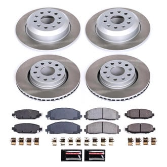 PowerStop® - Semi Coated Front and Rear Disc Brake Kit