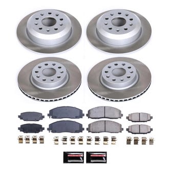 PowerStop® - Semi Coated Front and Rear Disc Brake Kit