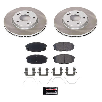 PowerStop® - Semi Coated Front Disc Brake Kit