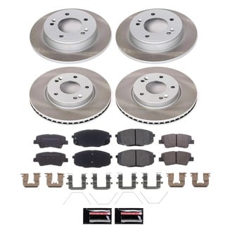PowerStop® - Semi Coated Front and Rear Disc Brake Kit