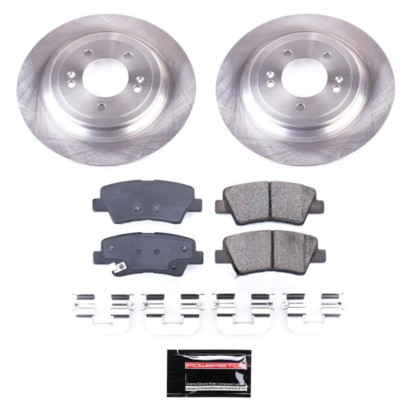  PowerStop® - Semi Coated Rear Disc Brake Kit