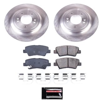 PowerStop® - Semi Coated Rear Disc Brake Kit