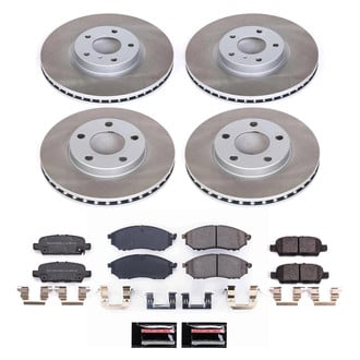 PowerStop® - Semi Coated Disc Brake Kit