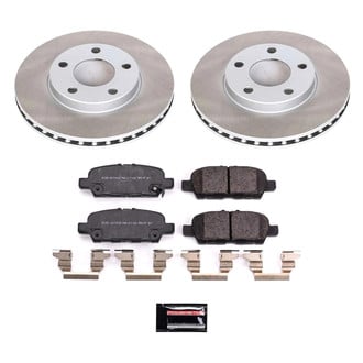 PowerStop® - Semi Coated Rear Disc Brake Kit
