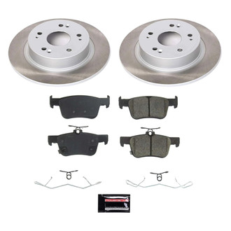 PowerStop® - Semi Coated Rear Disc Brake Kit