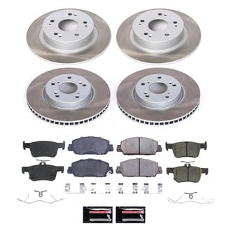 PowerStop® - Semi Coated Front and Rear Disc Brake Kit