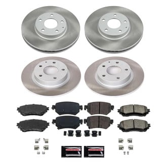 PowerStop® - Semi Coated Disc Brake Kit