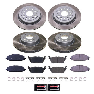 PowerStop® - Semi Coated Disc Brake Kit