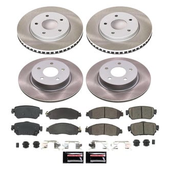 PowerStop® - Semi Coated Front and Rear Disc Brake Kit