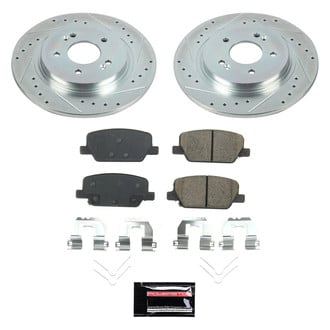 PowerStop® - Semi Coated Rear Disc Brake Kit