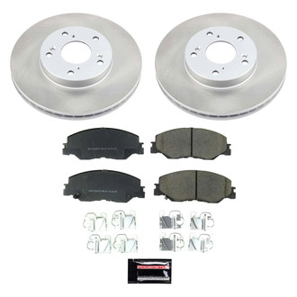 PowerStop® - Semi Coated Front Disc Brake Kit