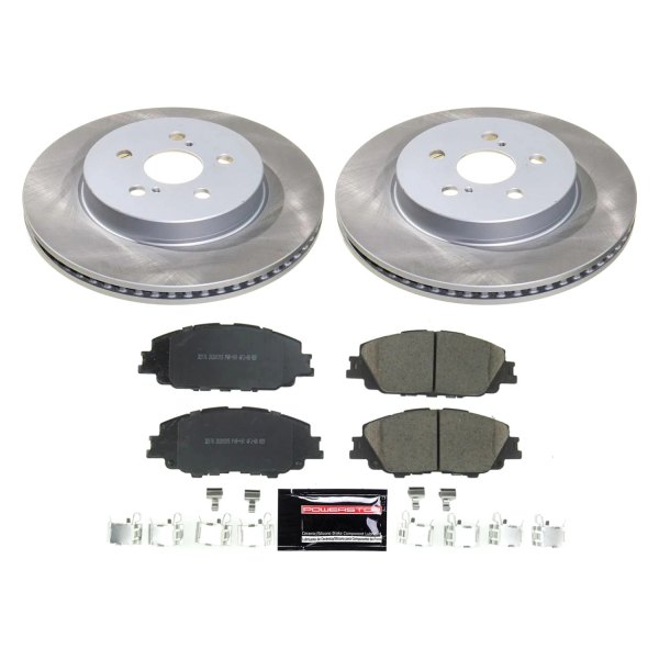  PowerStop® - Semi Coated Front Disc Brake Kit