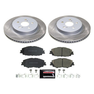 PowerStop® - Semi Coated Front Disc Brake Kit