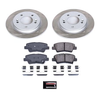 PowerStop® - Semi Coated Rear Disc Brake Kit
