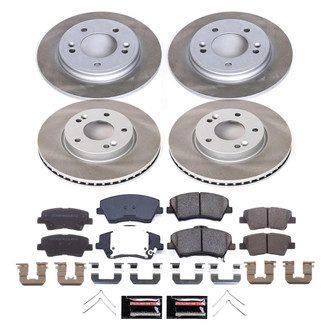 PowerStop® - Semi Coated Front and Rear Disc Brake Kit