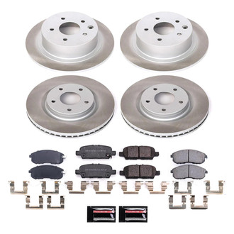 PowerStop® - Semi Coated Front and Rear Disc Brake Kit