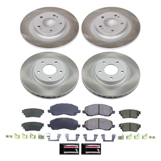 PowerStop® - Semi Coated Disc Brake Kit