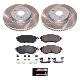PowerStop® - Semi Coated Front Disc Brake Kit