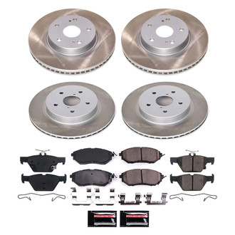 PowerStop® - Semi Coated Front and Rear Disc Brake Kit