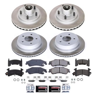 PowerStop® - Semi Coated Front and Rear Disc Brake Kit