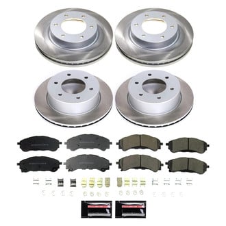 PowerStop® - Semi Coated Front and Rear Disc Brake Kit
