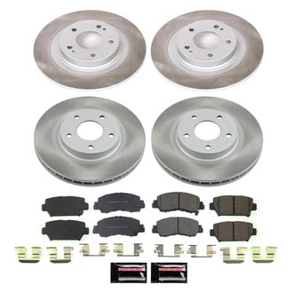 PowerStop® - Semi Coated Front and Rear Disc Brake Kit