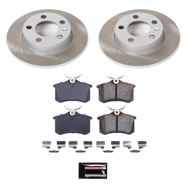  PowerStop® - Semi Coated Rear Disc Brake Kit