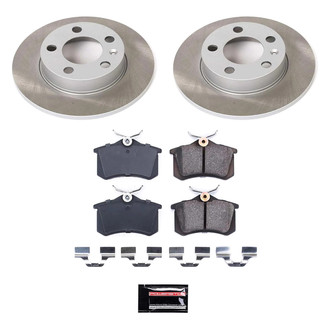 PowerStop® - Semi Coated Rear Disc Brake Kit