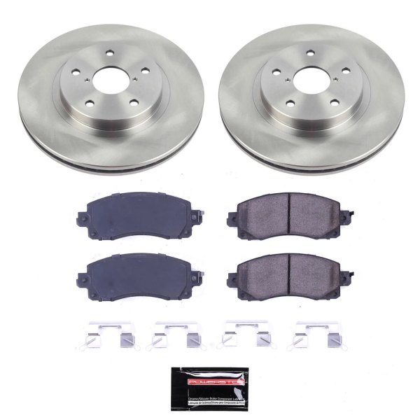  PowerStop® - Semi Coated Front Disc Brake Kit