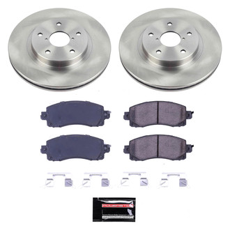 PowerStop® - Semi Coated Front Disc Brake Kit