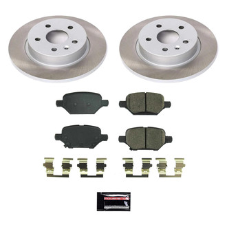 PowerStop® - Semi Coated Rear Disc Brake Kit