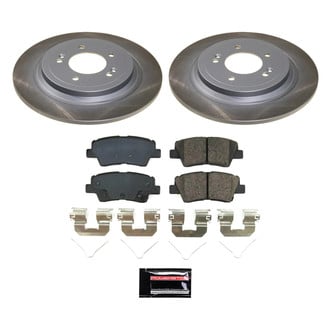 PowerStop® - Semi Coated Rear Disc Brake Kit