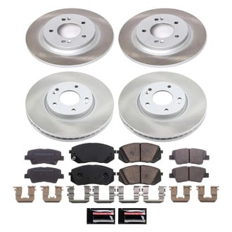 PowerStop® - Semi Coated Front and Rear Disc Brake Kit