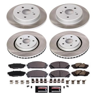 PowerStop® - Semi Coated Front and Rear Disc Brake Kit