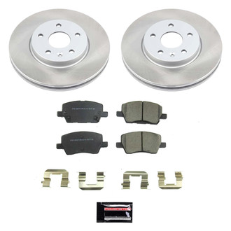 PowerStop® - Semi Coated Front Disc Brake Kit