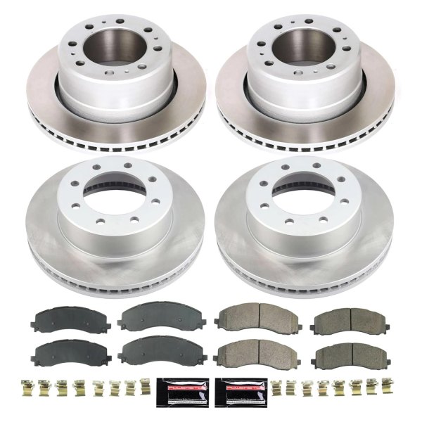  PowerStop® - Semi Coated Front and Rear Disc Brake Kit