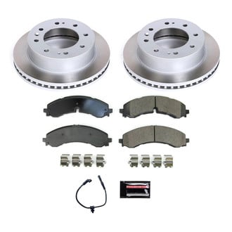 PowerStop® SC8670 - Semi Coated Front Disc Brake Kit