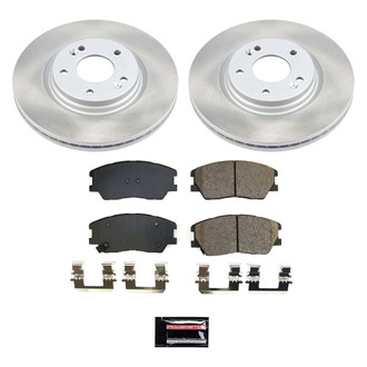 PowerStop® - Semi Coated Front Disc Brake Kit