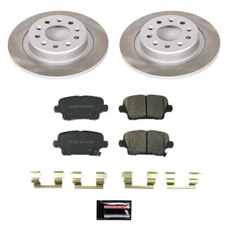 PowerStop® - Semi Coated Rear Disc Brake Kit
